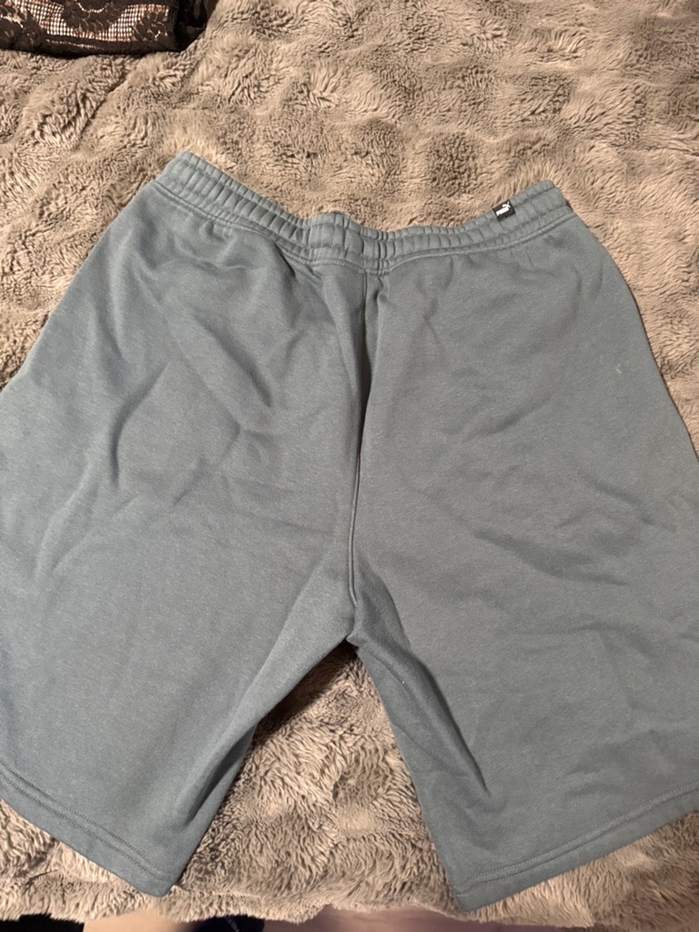Puma Men’s Slate Blue Athletic Fleece Shorts - Picture 9 of 10
